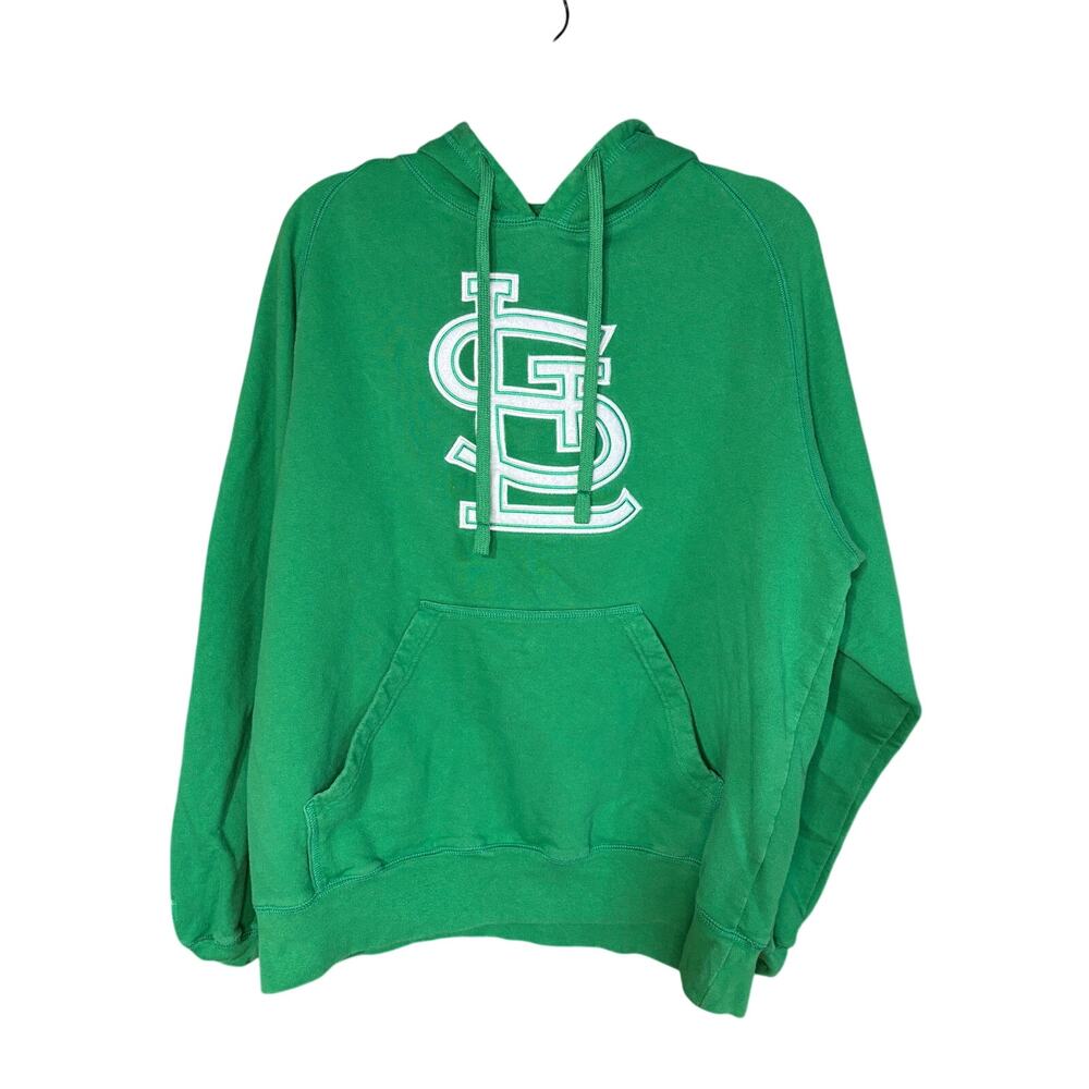 Antigua STL Green Sweatshirt Size Large Excellent Condition